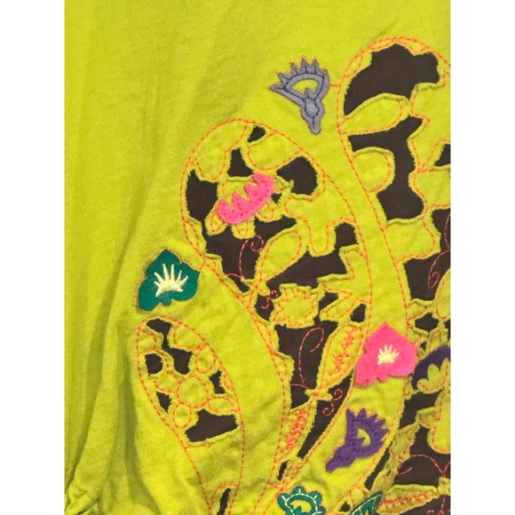 Mamatayoe Skirt Green Brown Size Extra Large Boho - Picture 2 of 16